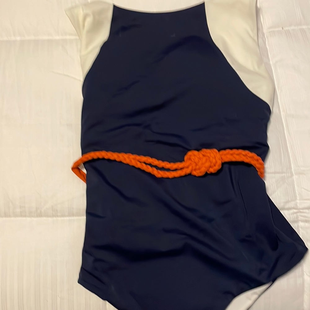 Ondademar NWOT navy one piece bathing suit
